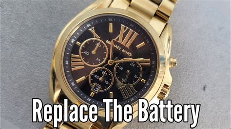 how do you change a michael kors watch battery|Michael Kors Watch battery chart.